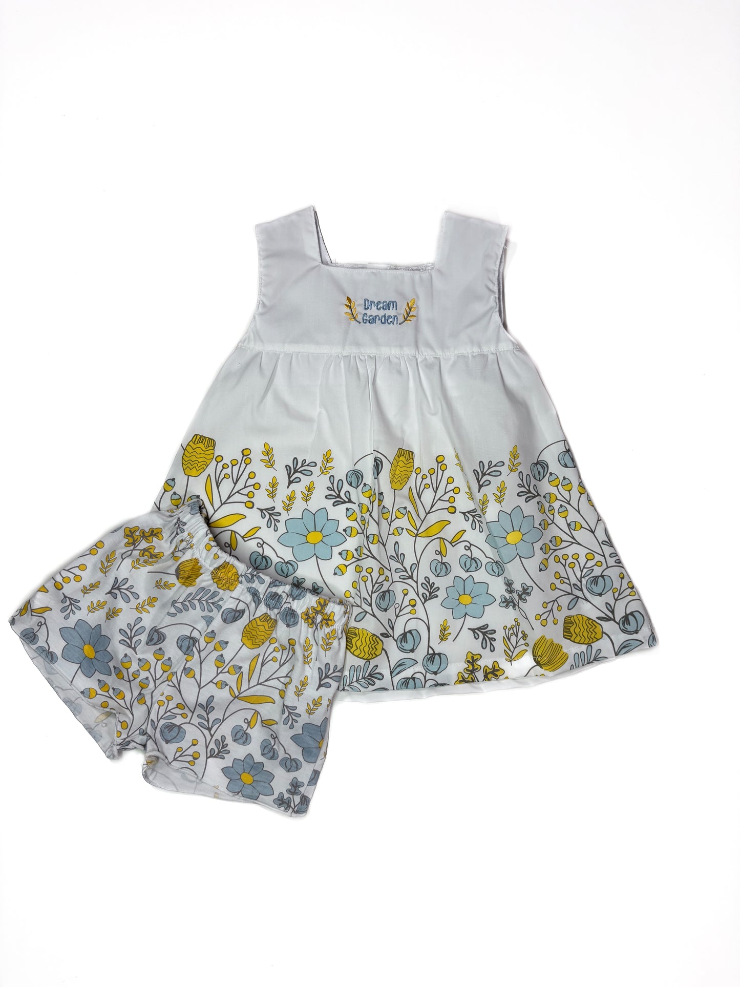 Conjunto Vestido Blanco Dream Garden