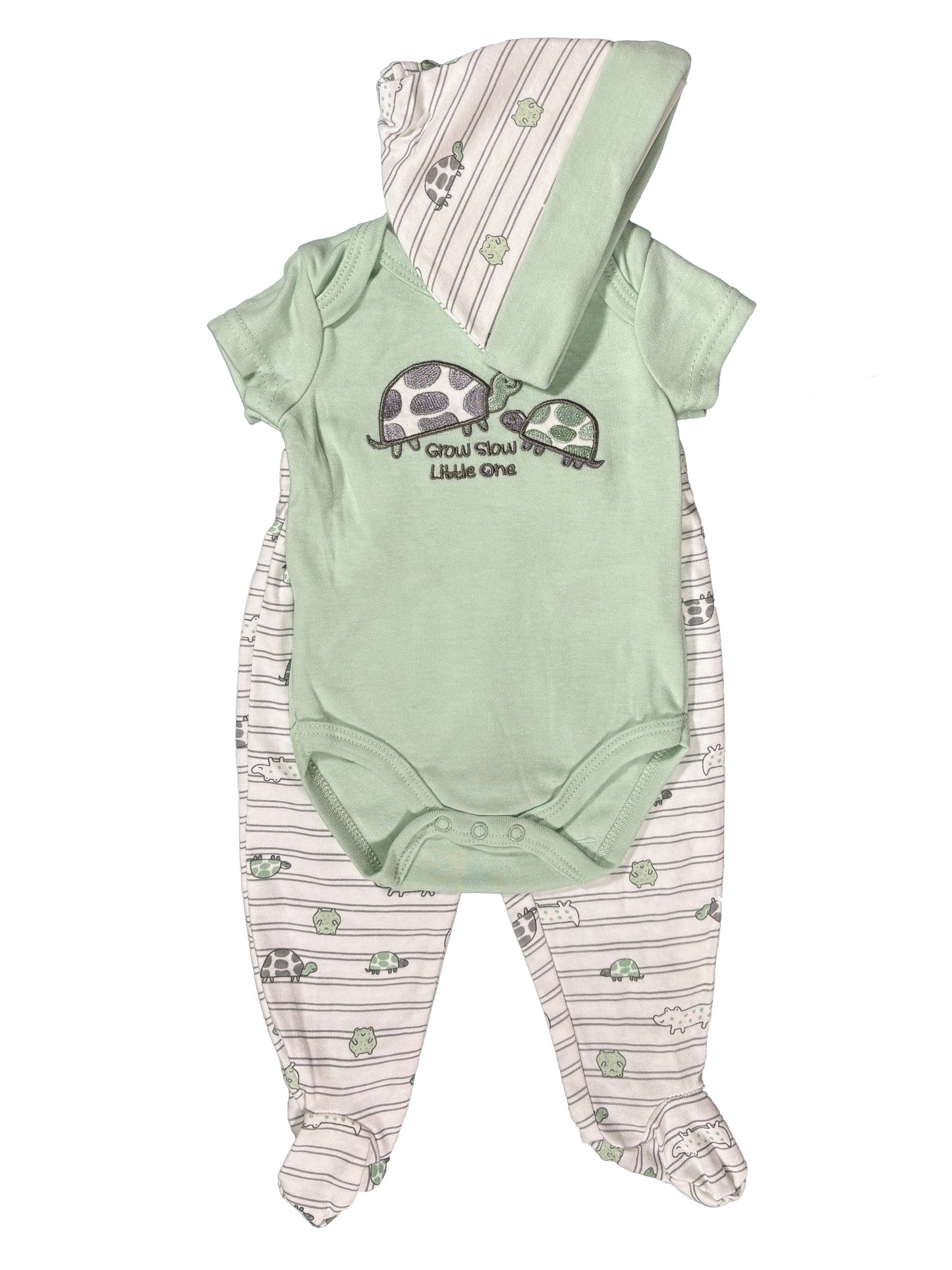 Conjunto 3p Verde Tortuga