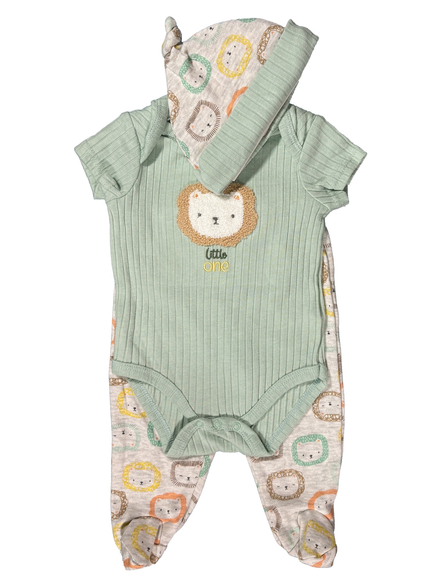 Conjunto 3p Verde Leon