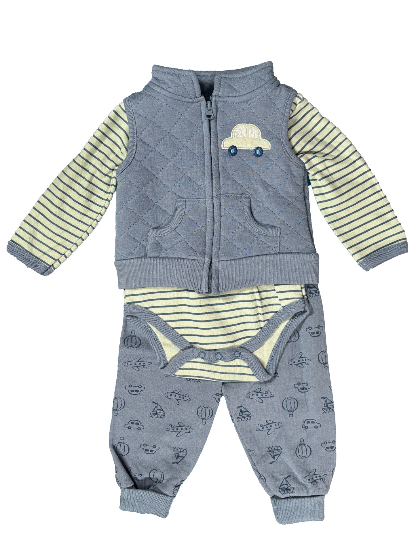 Conjunto Chaleco Carro