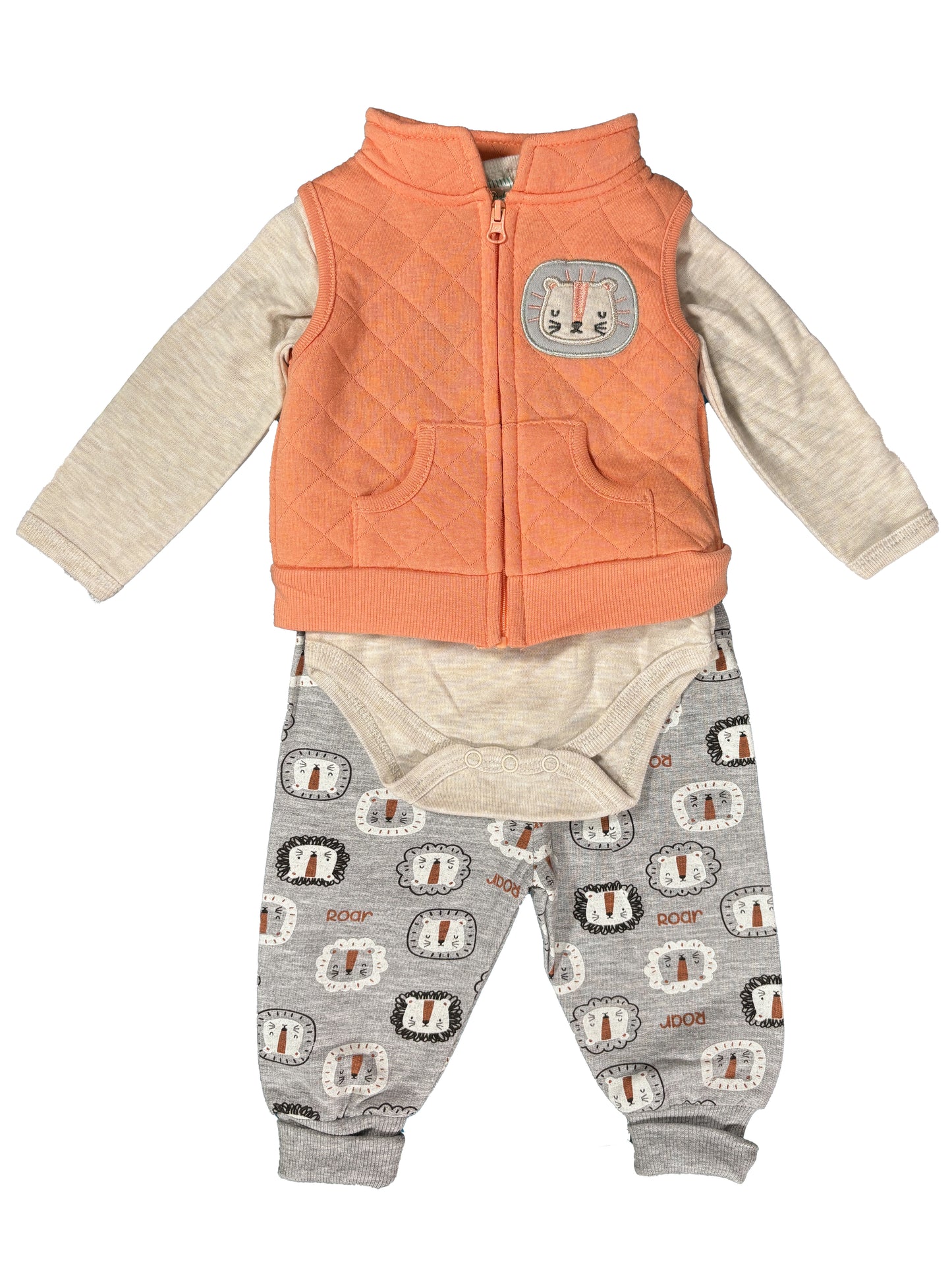 Conjunto Chaleco Melon Leon