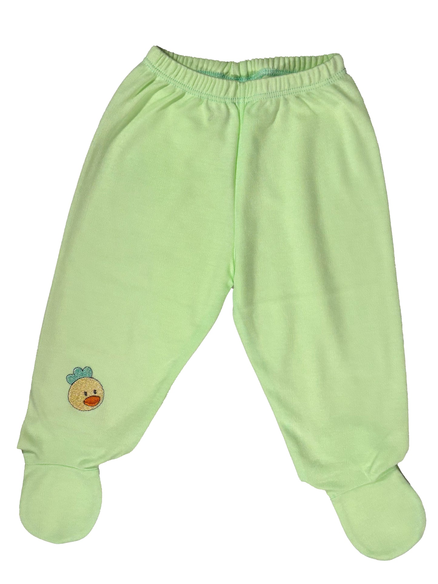 Pantalon Basico con Pie Color