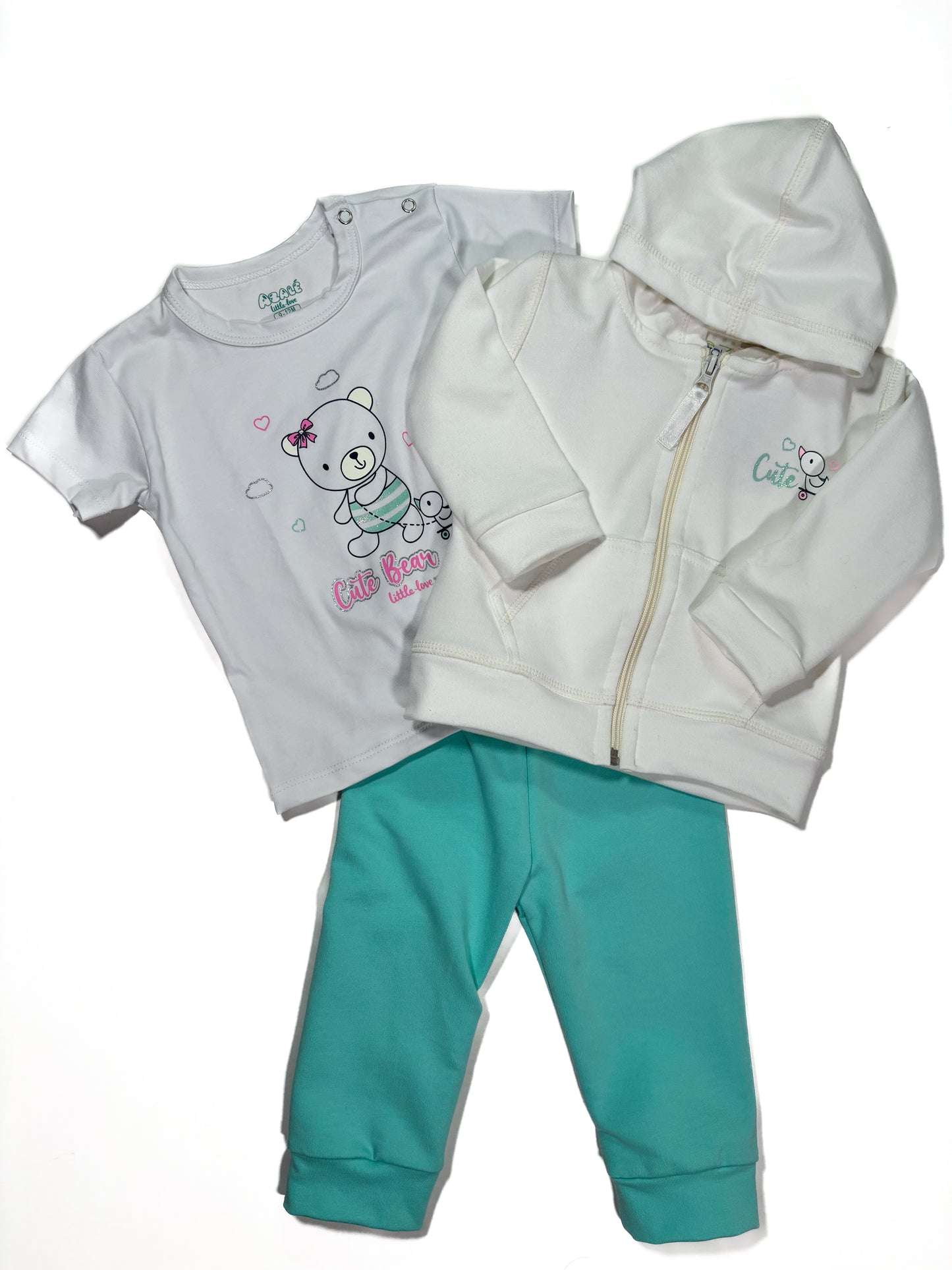Conjunto Casaca Beige Pollo
