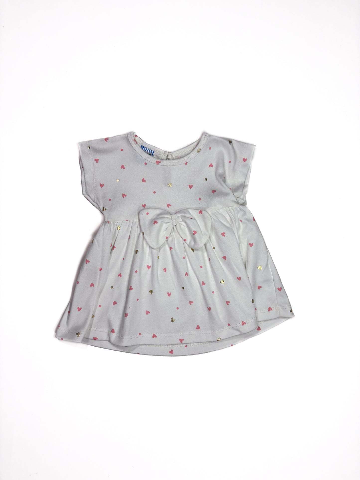 Vestido Blanco Corazones