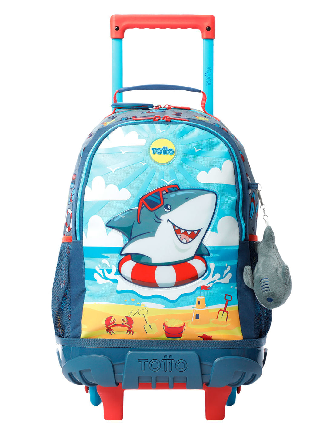 Mochila Totto Ruedas Tiburón