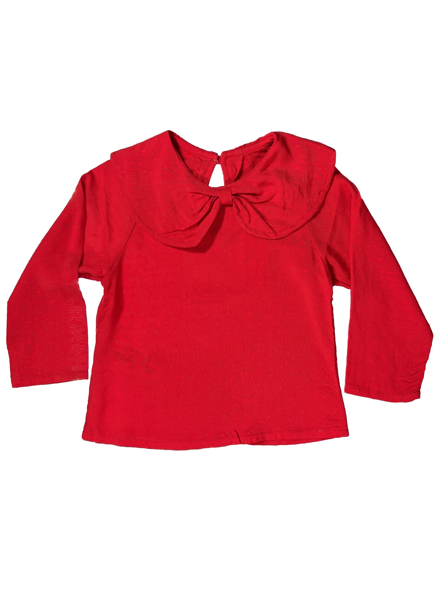 Blusa Cuello Rojo