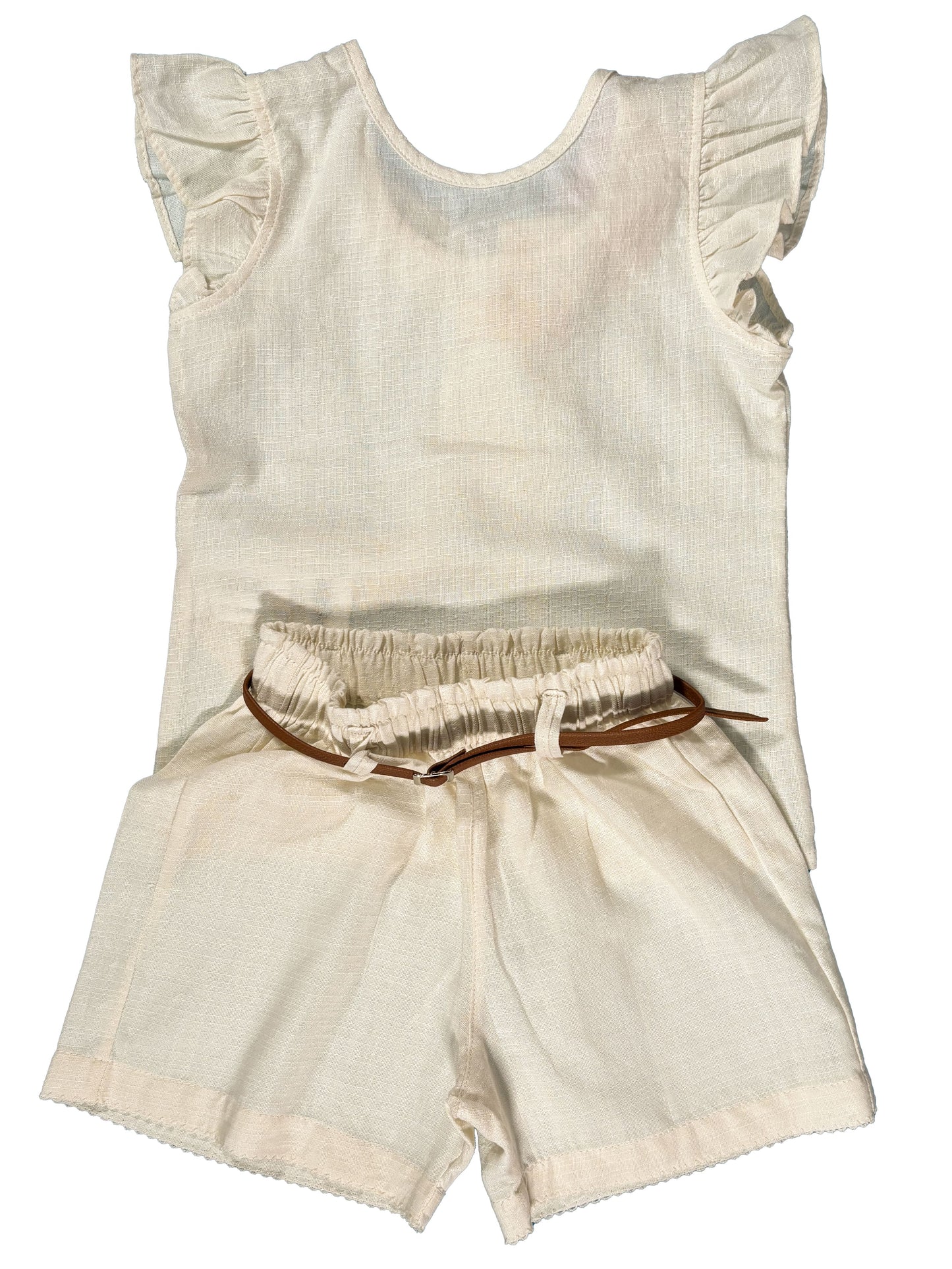 Conjunto Short Beige