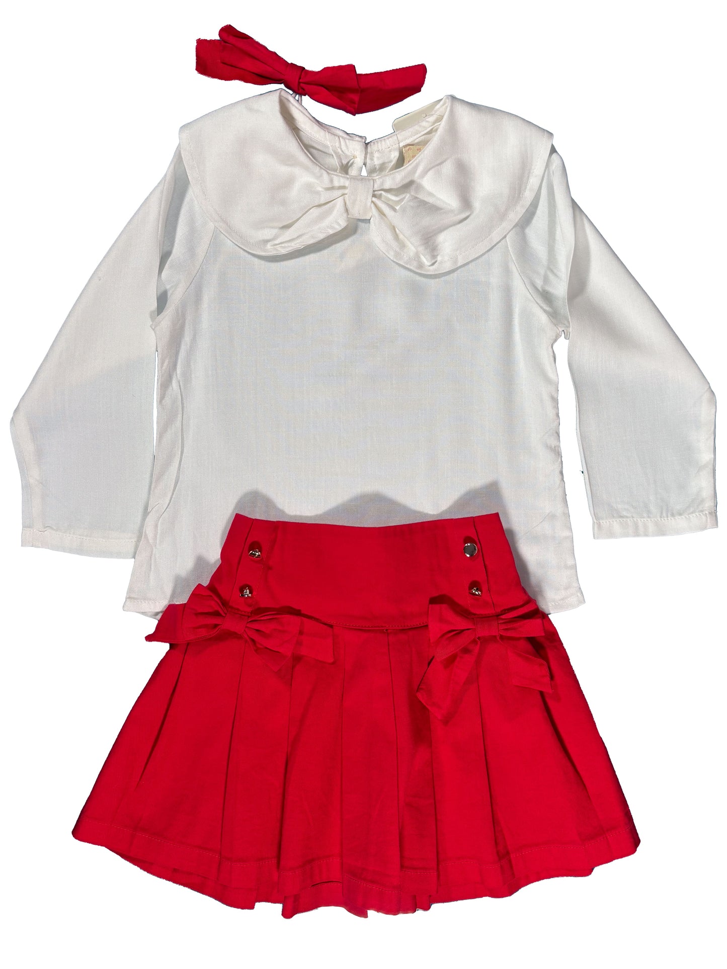 Conjunto Falda Roja
