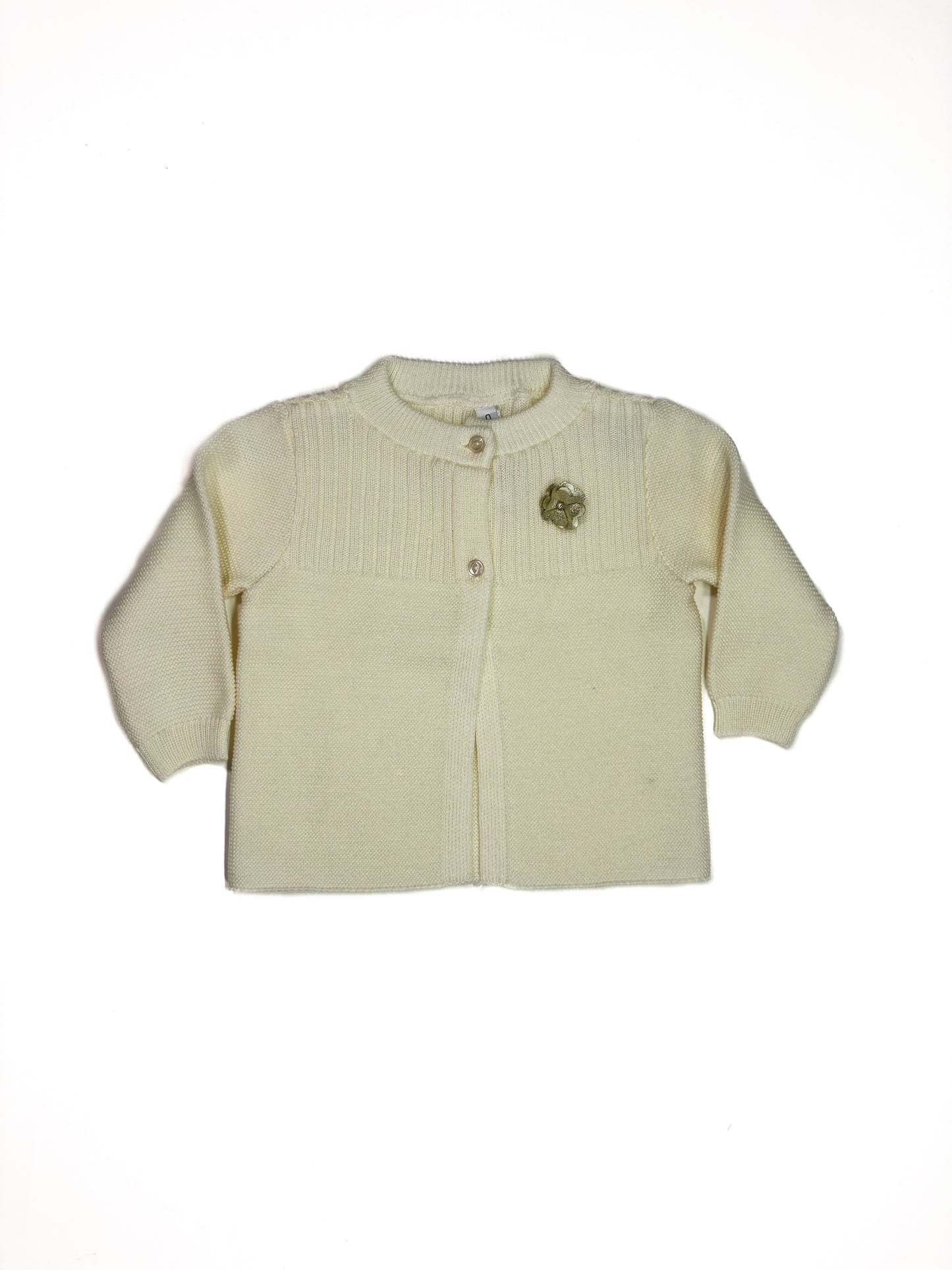 Chompa Abierta Beige