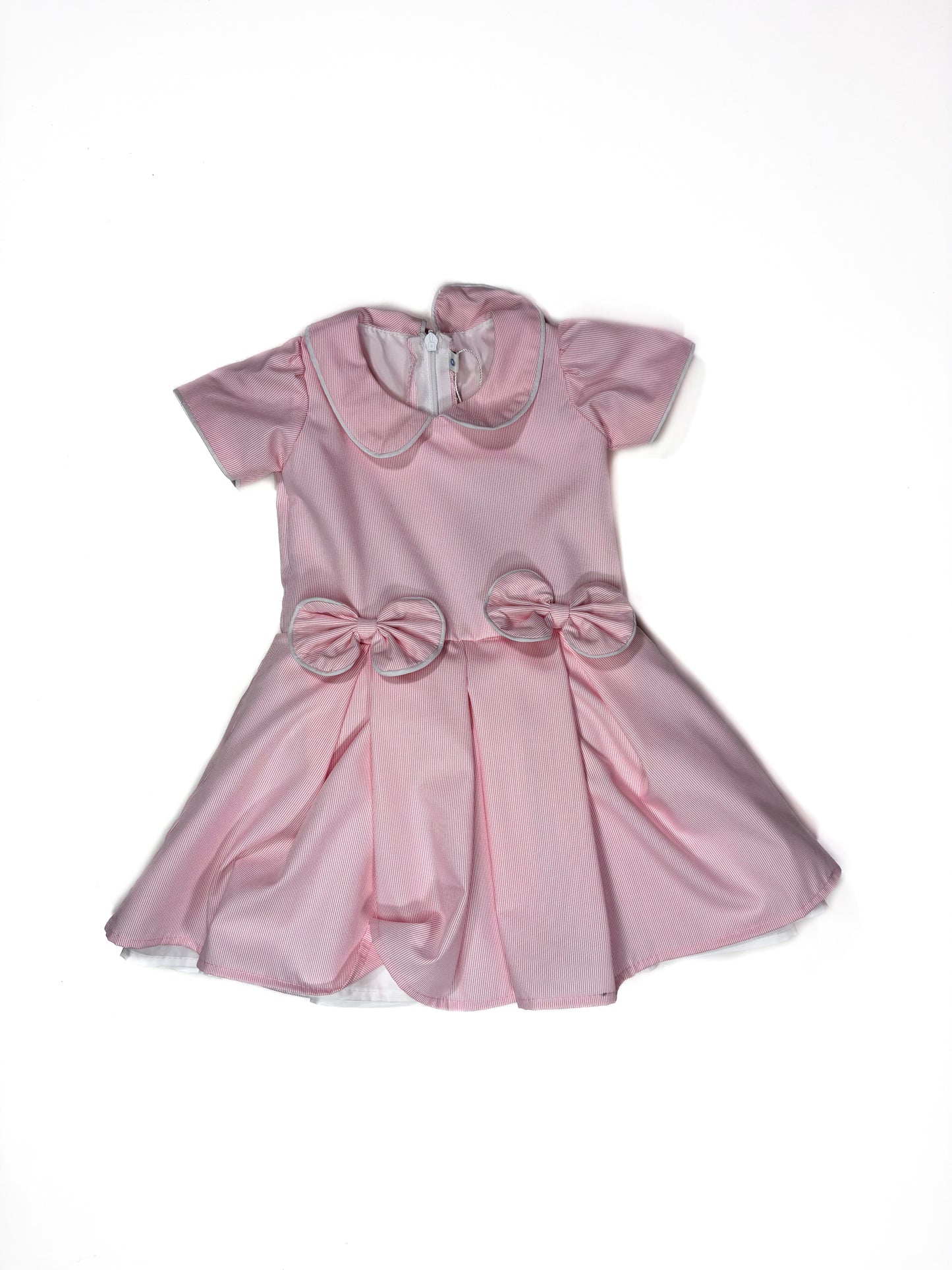 Vestido Rosa Lazos