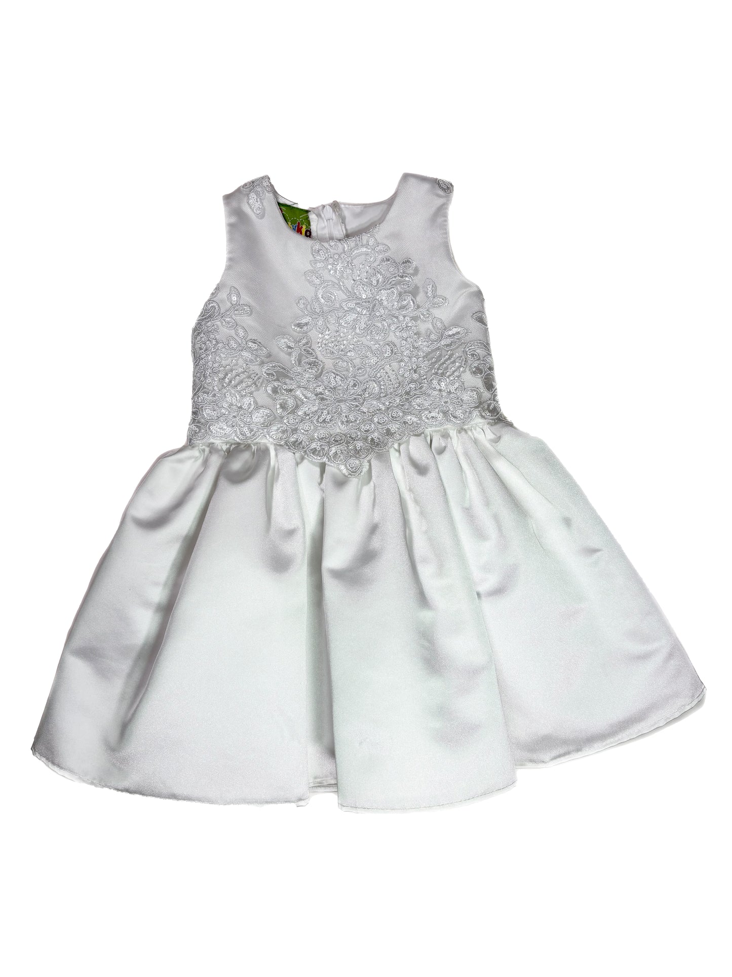 Vestido Blanco Aplique