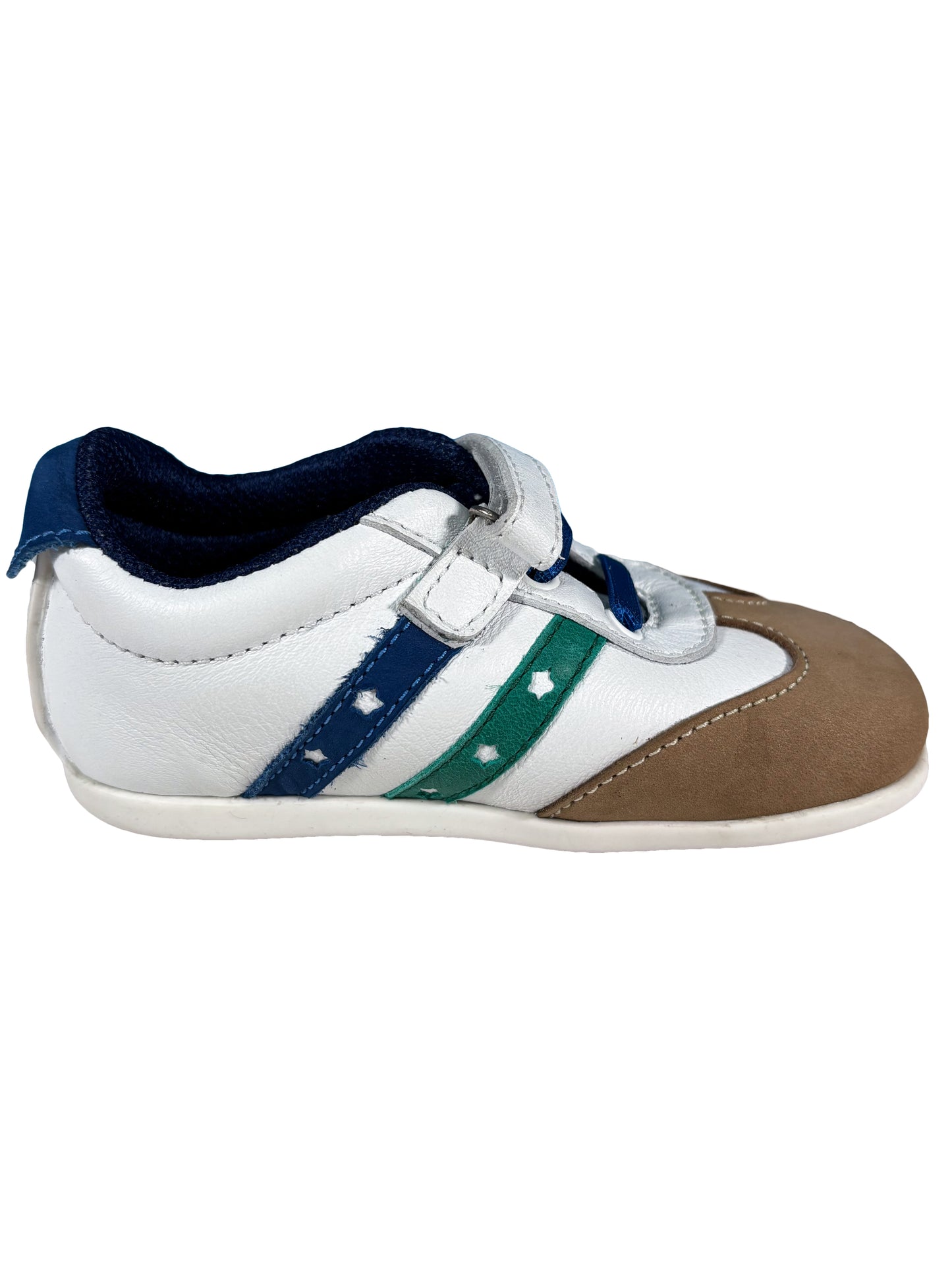 Zapato Deportivo Blanco/Cafe