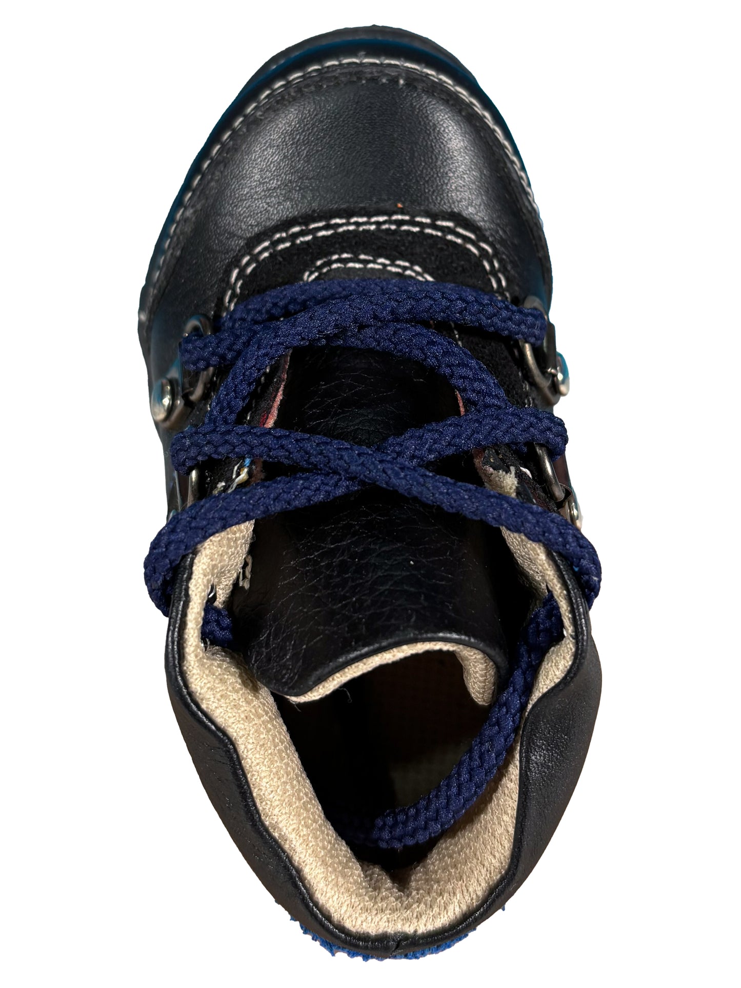 Zapato Botin Negro/Azul