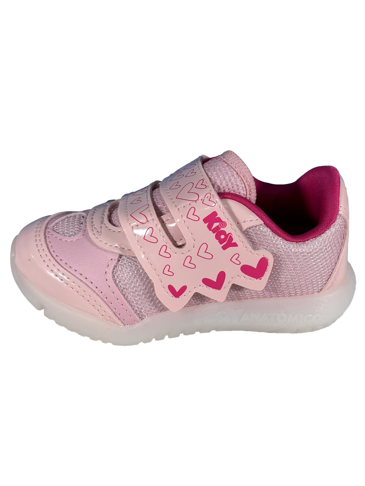 Zapato Deportivo Rosado con Luces