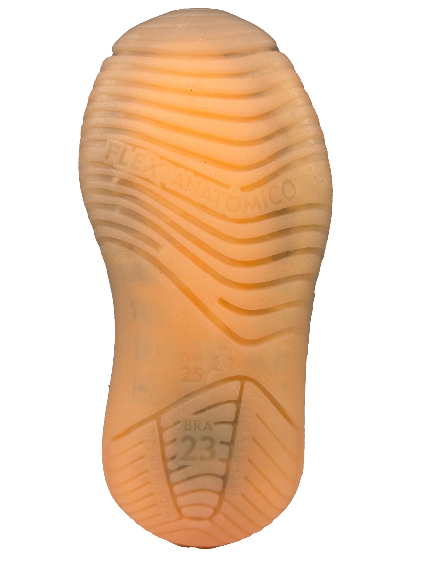 Zapato Deportivo Negro/Naranja con Luces