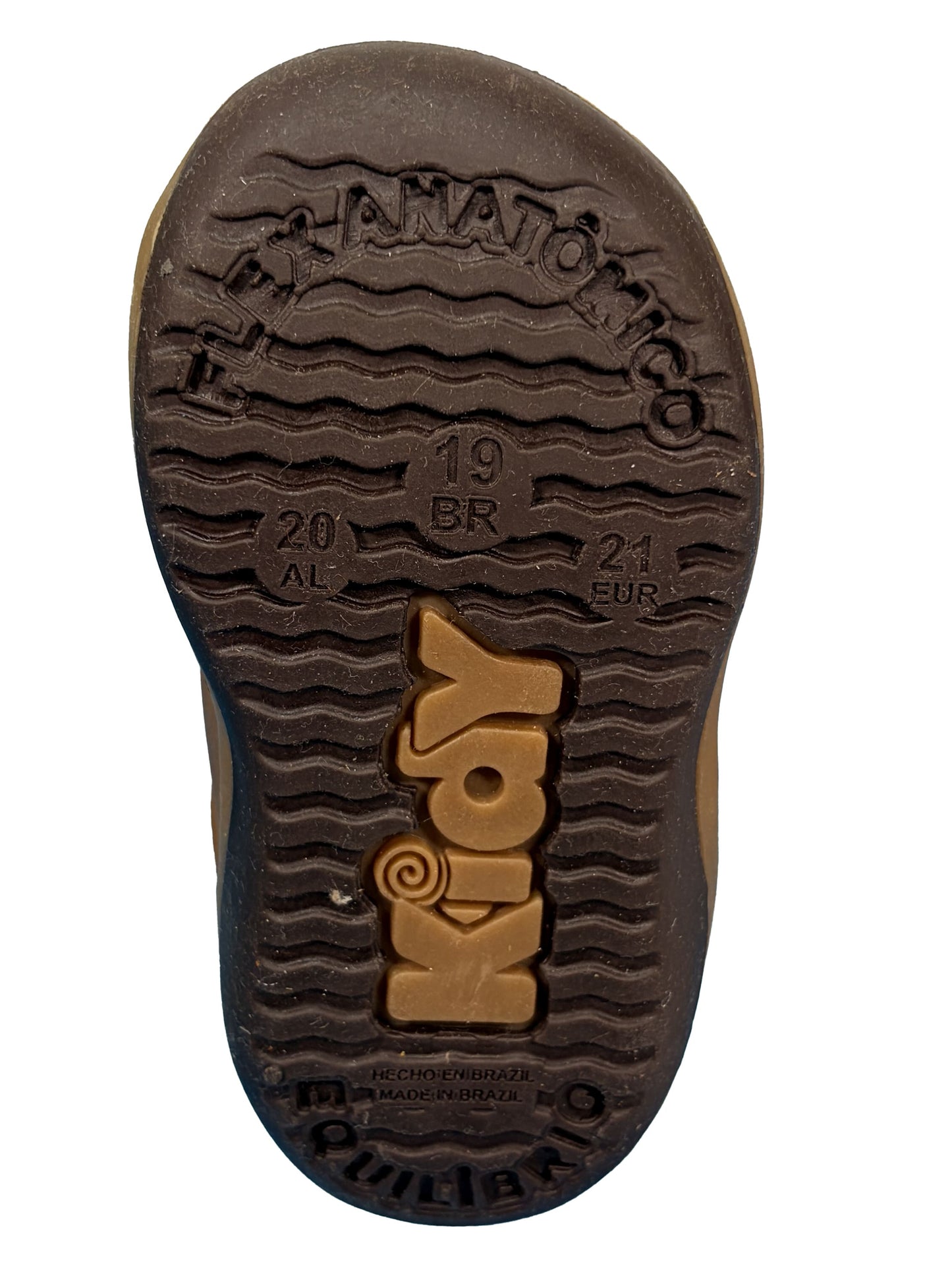 Zapato con Velcro Cafe