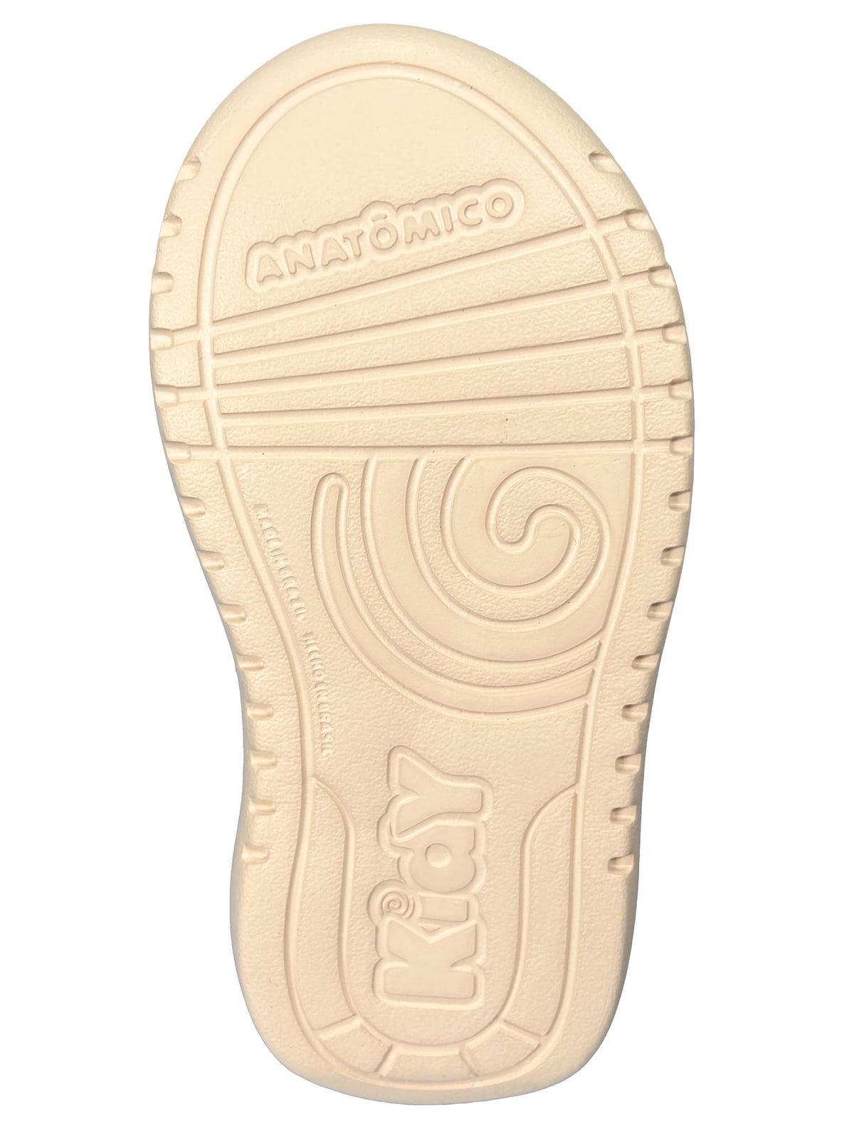Zapato Velcro Beige con Cafe