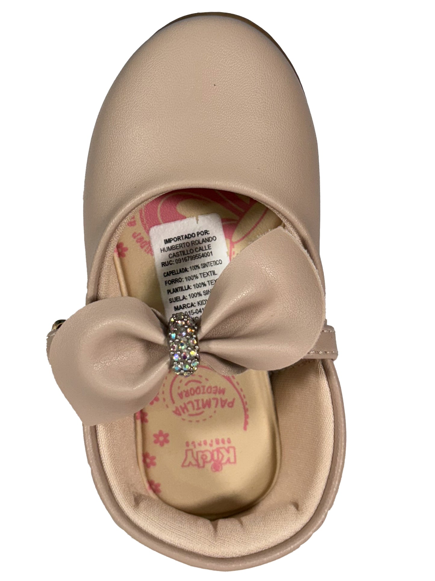 Zapato Muñeca Nude Lazo