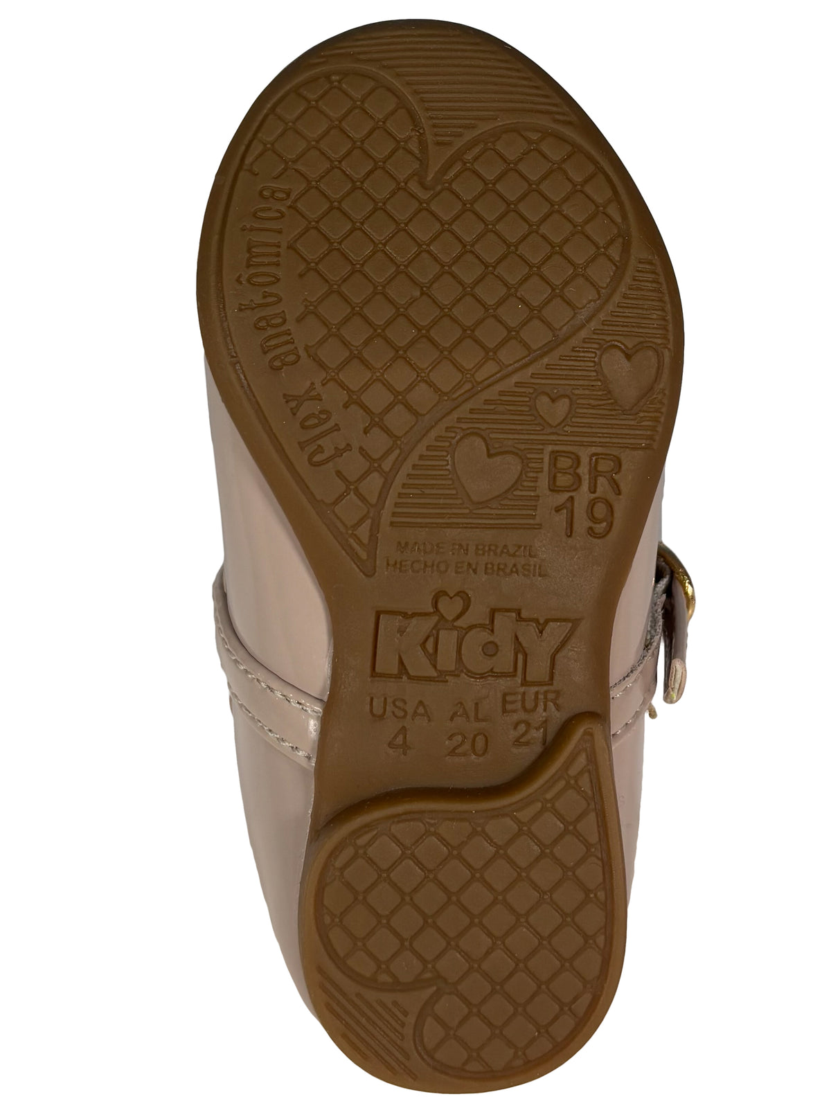Zapato Muñeca Charol Nude