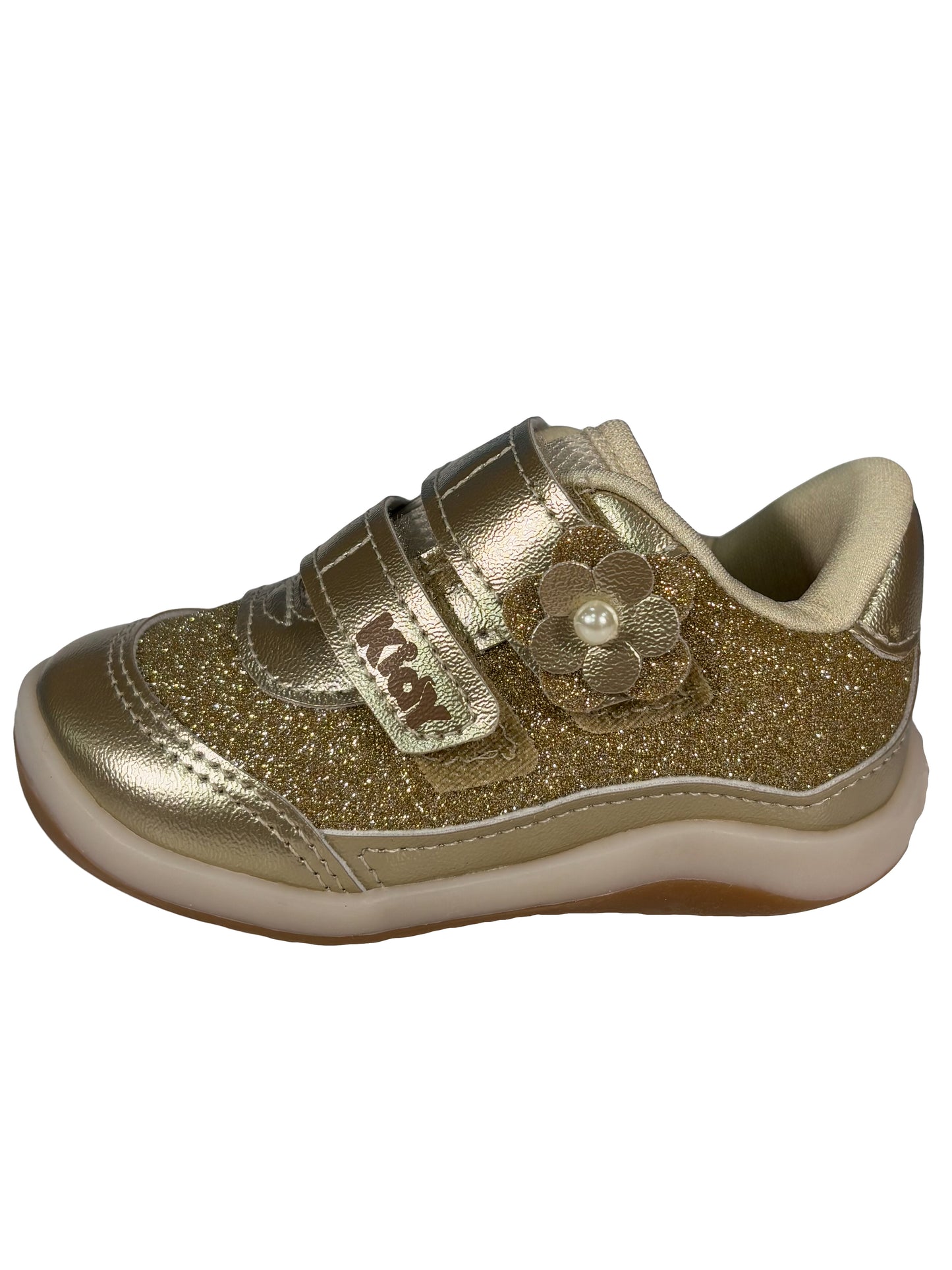 Zapato Deportivo Dorado Brillos