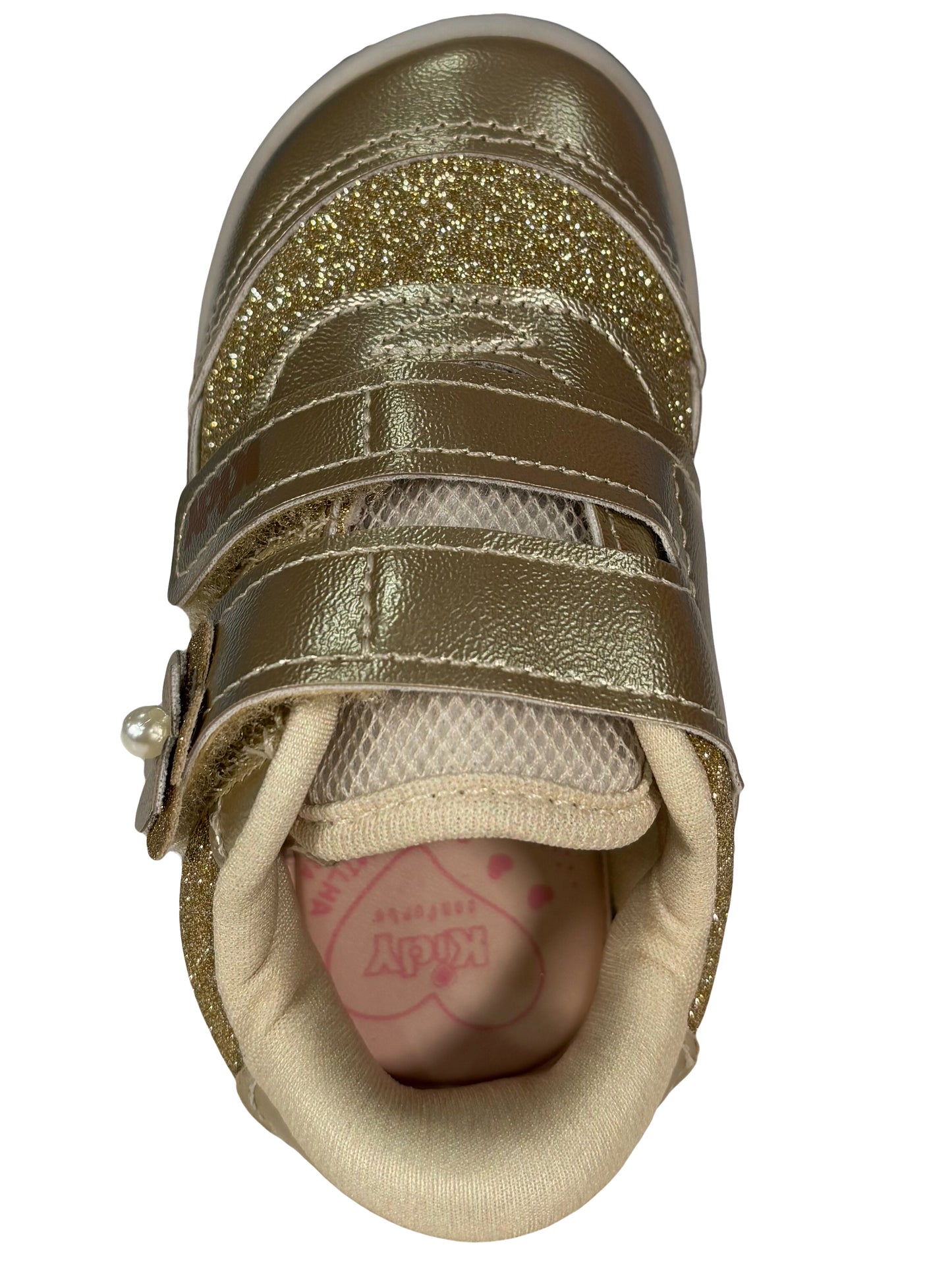 Zapato Deportivo Dorado Brillos