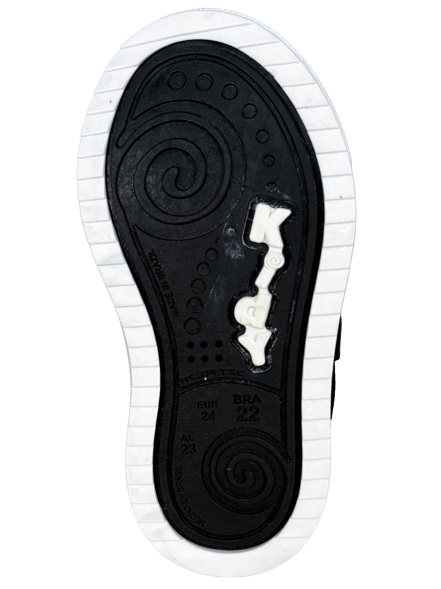 Zapato Deportivo Negro Lazo