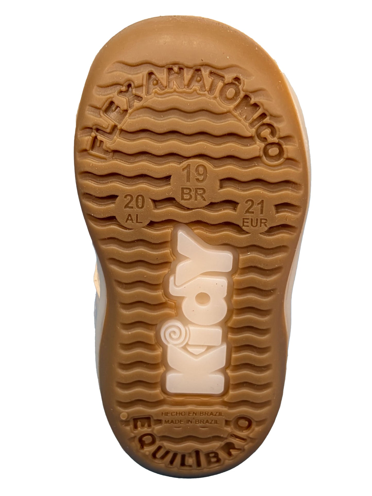 Zapato Velcro Corazon Nude