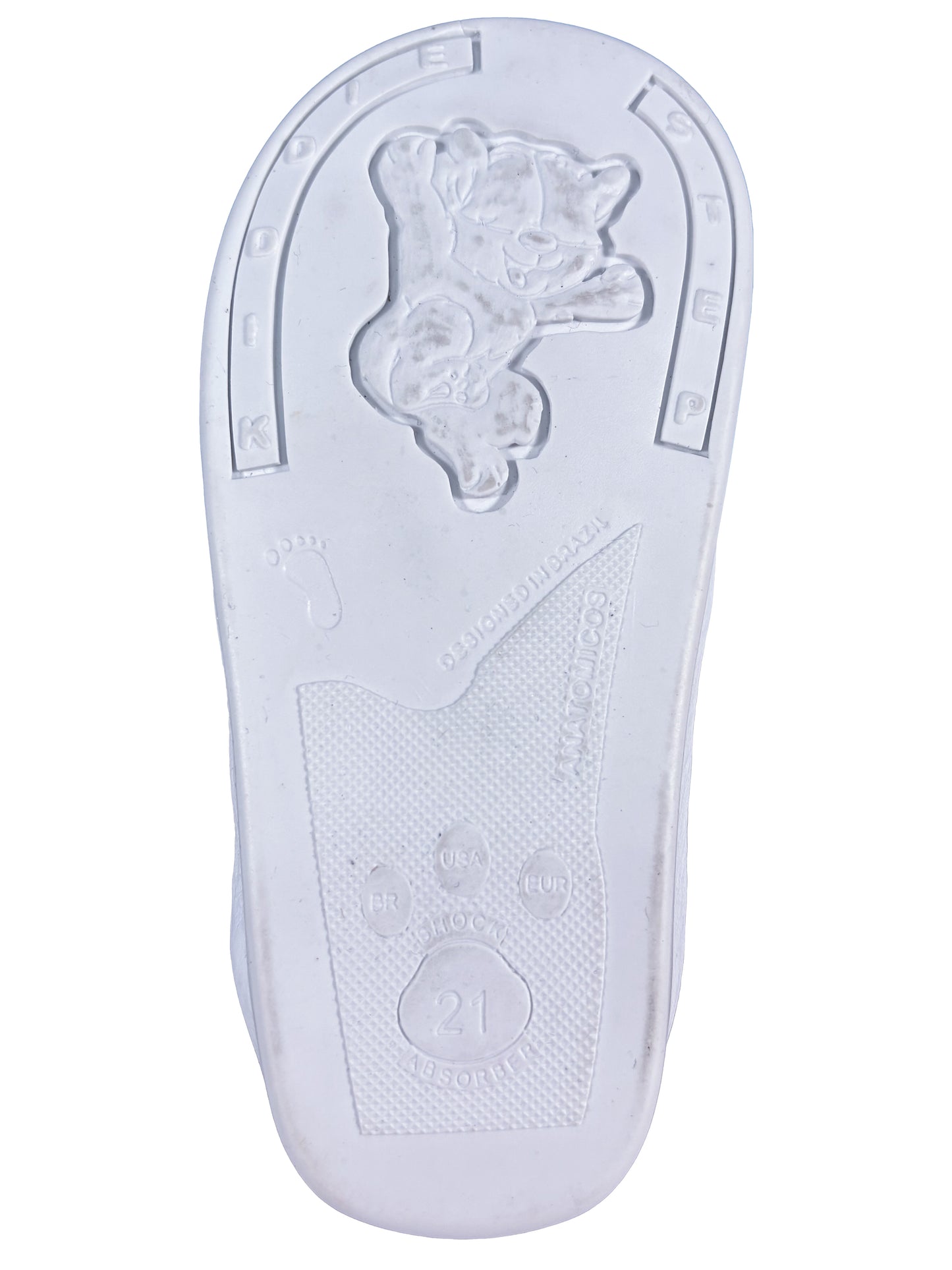 Zapato Casual Blanco Rayas