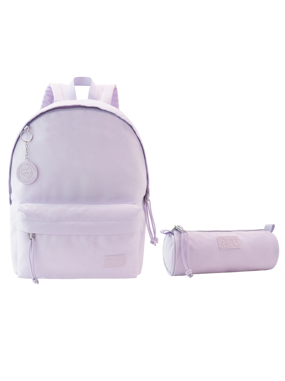 Mochila Lila Con Cartuchera