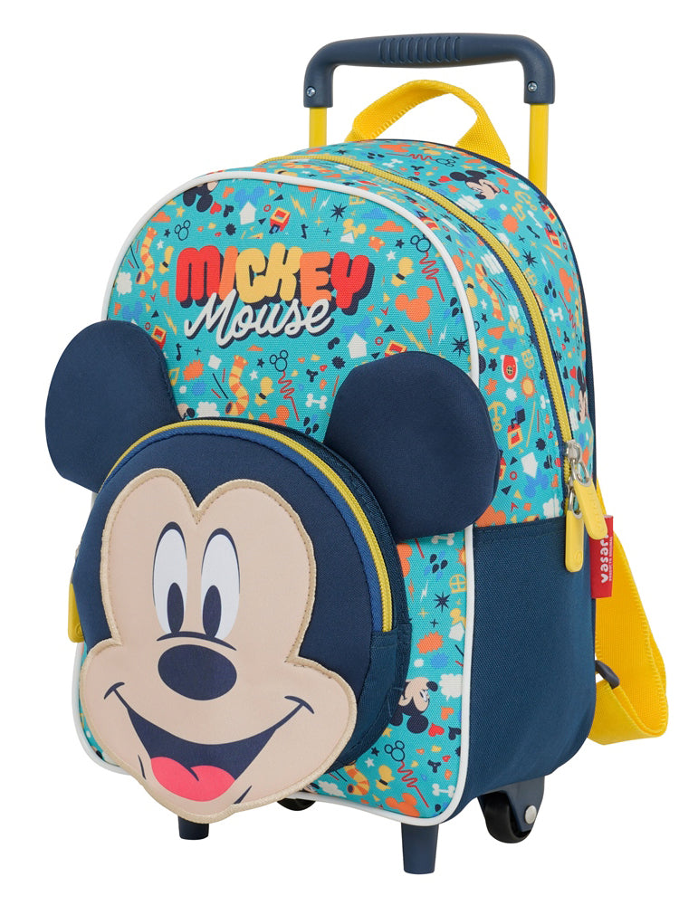 Mochila Ruedas Pre Escolar Mickey Mouse