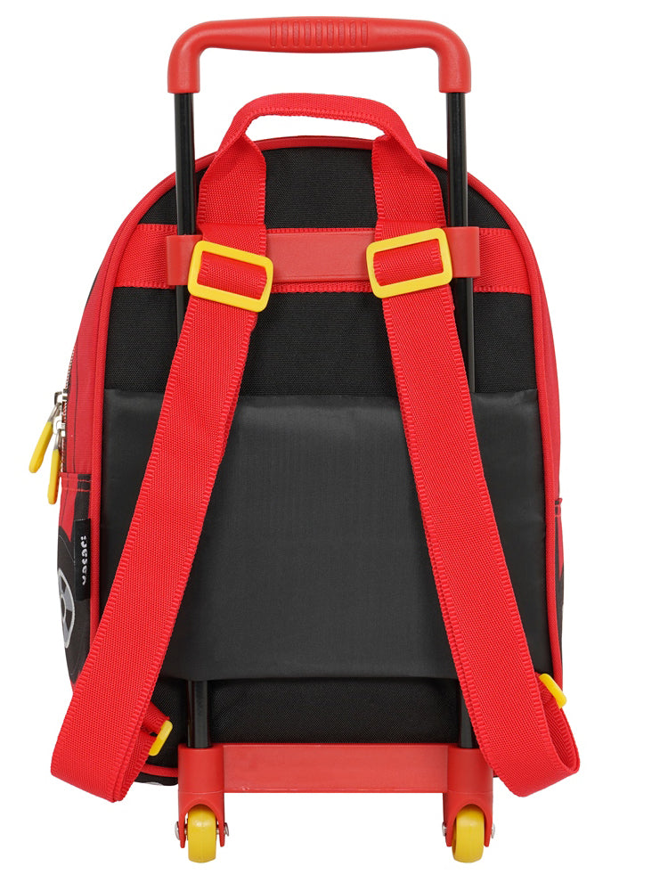 Mochila Ruedas Pre Escolar Carro Rojo