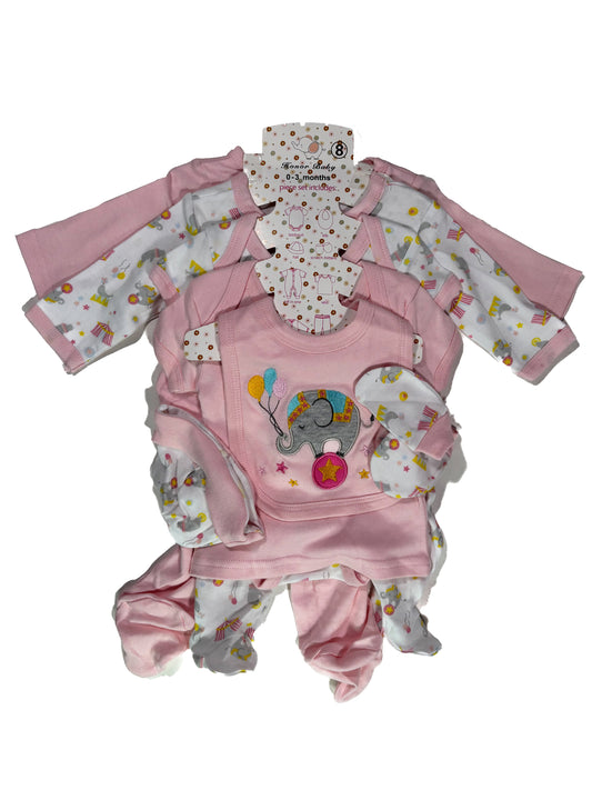 Ajuar Rosado Elefante Globos