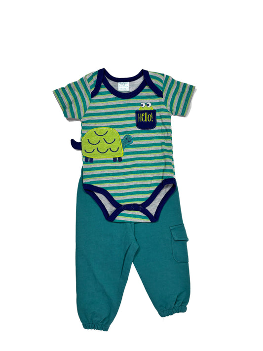 Conjunto Rayas Tortuga