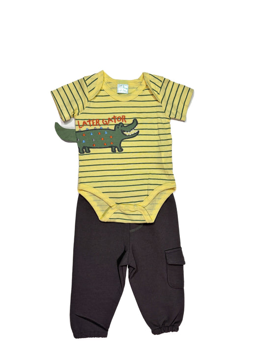 Conjunto Rayas Cocodrilo