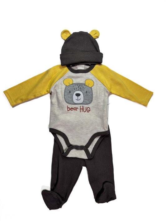 Conjunto Amarillo Oso