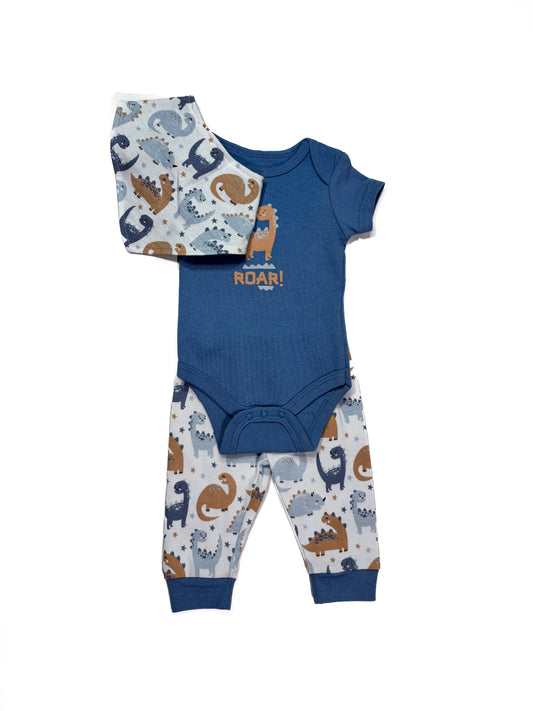 Conjunto Azul Dino Roar