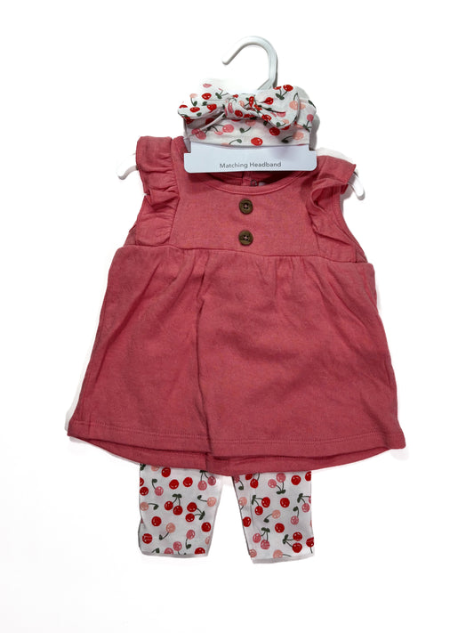 Conjunto Vestido Cerezas
