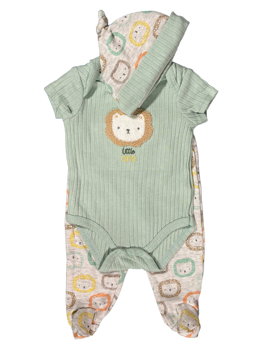 Conjunto 3p Verde Leon