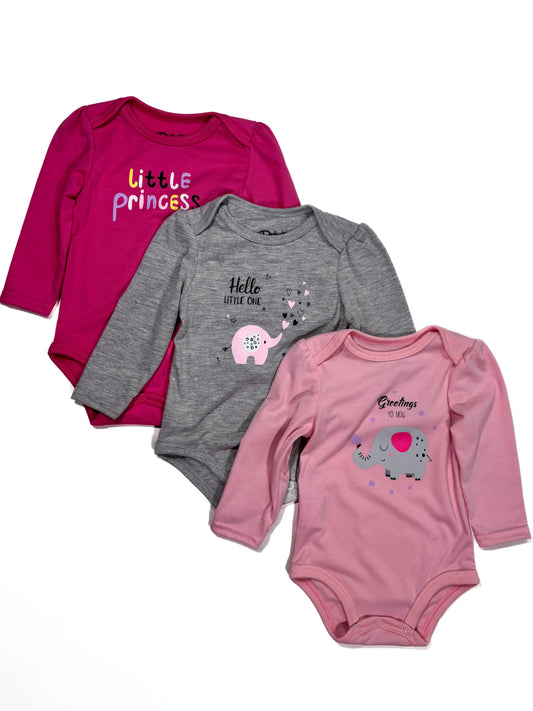 Set Bodies Rosado Elefante