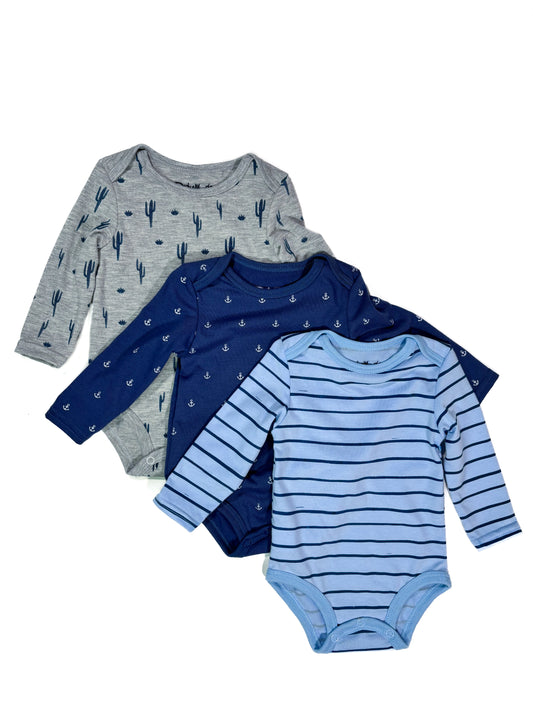 Set Bodies Azul/Gris