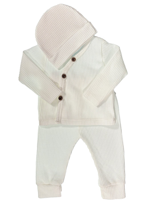 Conjunto 3p Cookie Texture Beige