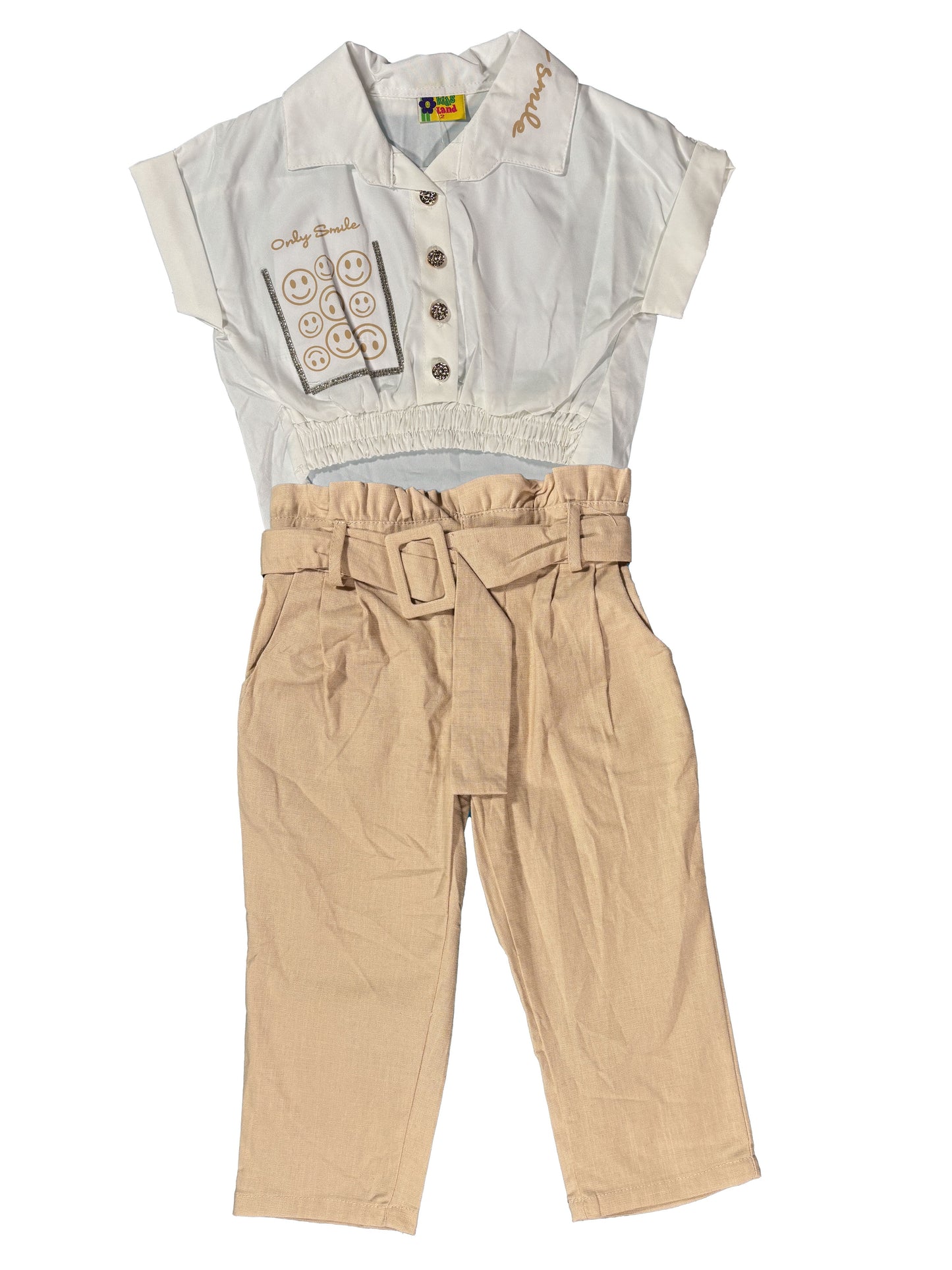 Conjunto Only Smile Caqui