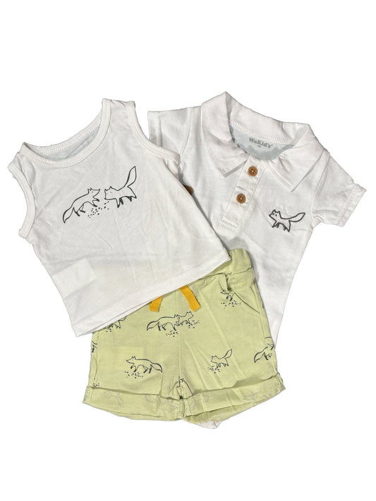 Conjunto Short Polo Verde