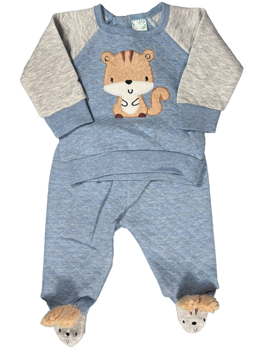 Conjunto Azul Ardilla