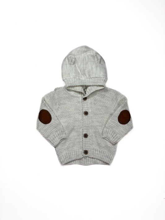 Chompa Abierta Beige