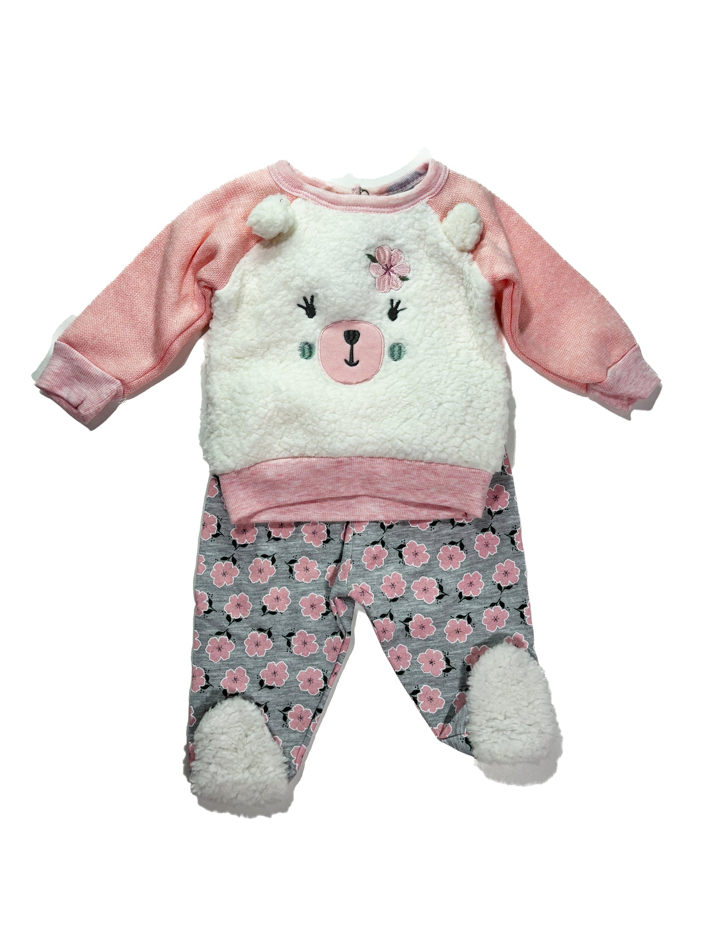 Conjunto 2p Rosa Oso
