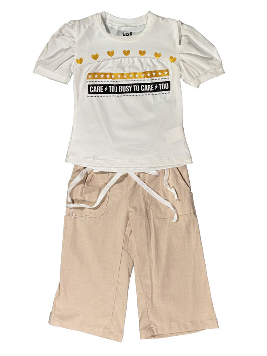 Conjunto Palazo Beige