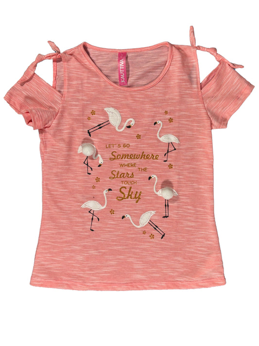 Camiseta Flamenco Rosa