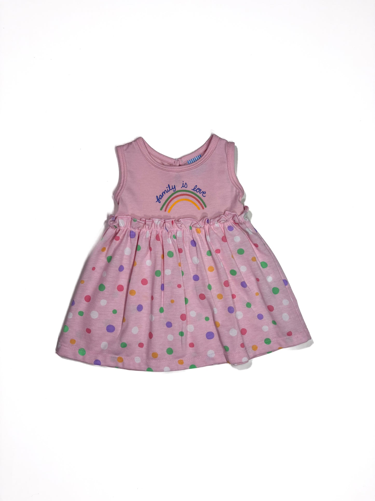 Vestido Rosa Arcoiris