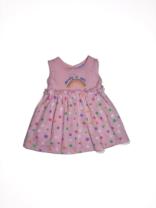 Vestido Rosa Arcoiris